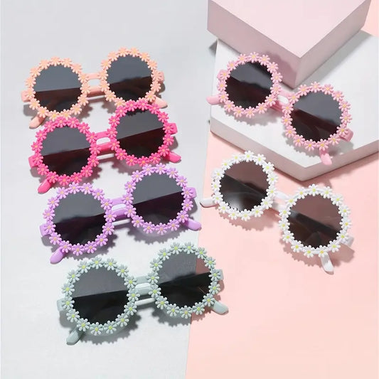 Sunglasses - Round Floral