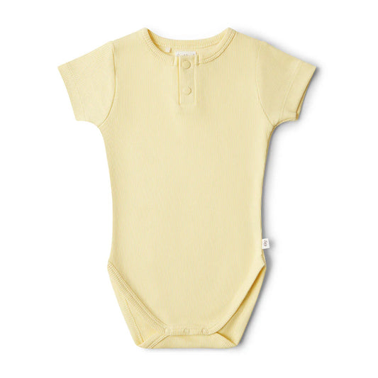 Snuggle Hunny - Sunlight Short Sleeve Organic Bodysuit