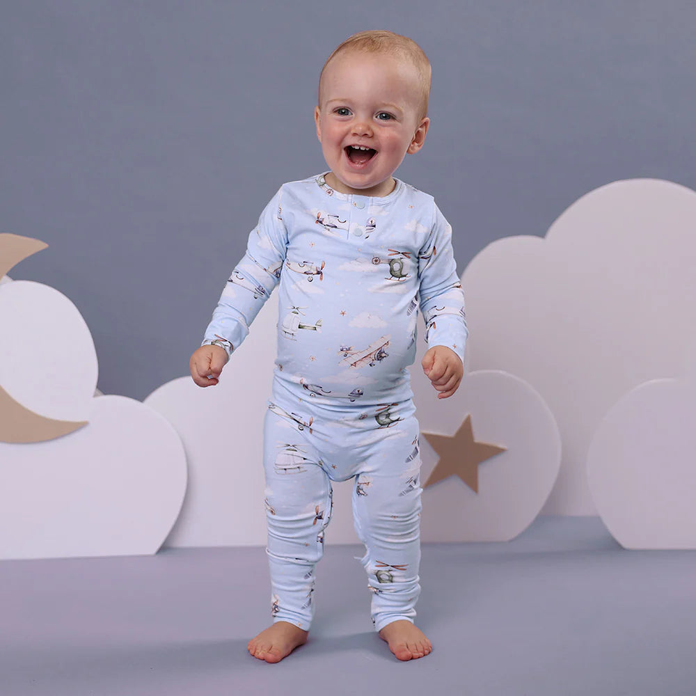 Snuggle Hunny - Taking Flight Organic Growsuit