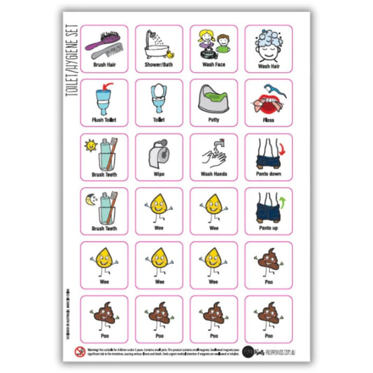 Magnet Set - Toilet / Hygeine