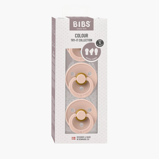 Bibs Dummies - Try-it 3pk - Blush