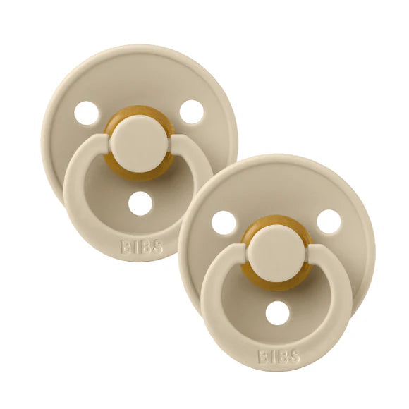 Bibs Dummies - Vanilla - Round