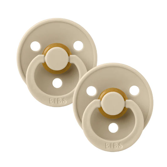 Bibs Dummies - Vanilla - Round